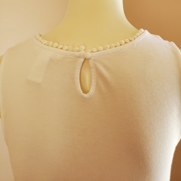 H&M Lacey Crocheted Tank Top SZ-S - Picture 3 of 7